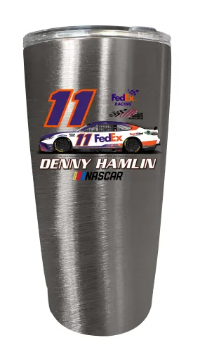 #11 Denny Hamlin Officially Licensed 16oz Stainless Steel Tumbler Car Design