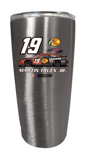 #19 Martin Truex Jr. Officially Licensed 16oz Stainless Steel Tumbler Car Design