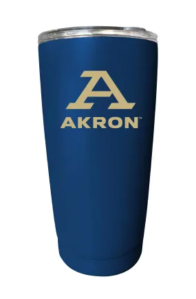 Akron Zips NCAA Insulated Tumbler - 16oz Stainless Steel Travel Mug Choose Your Color