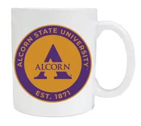 Alcorn State Braves 12 oz Ceramic Coffee Mug Circle Design Officially Licensed Collegiate Product