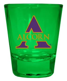 Alcorn State Braves Full Color 2oz Shot Glass Officially Licensed Collegiate Product