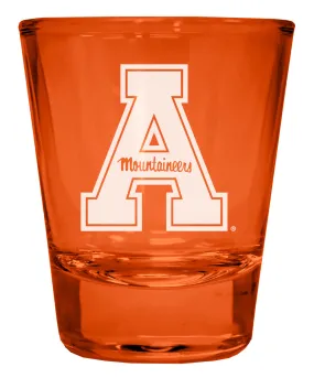 Appalachian State Engraved Full Color 2oz Shot Glass Officially Licensed Collegiate Product