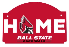 Ball State University Wood Sign Flat with String Officially Licensed Collegiate Product