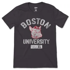 Boston University Vintage Warm Up Tee