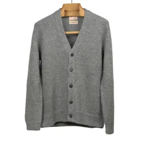 Cardigan in grey merino alpaca mix (restock)