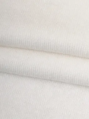 Hemp & Organic Cotton Mid-Weight Stretched Rib Fabric ( KR21B839 )