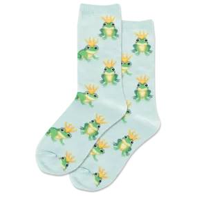 HOTSOX Kid's Frog Prince Crew Socks