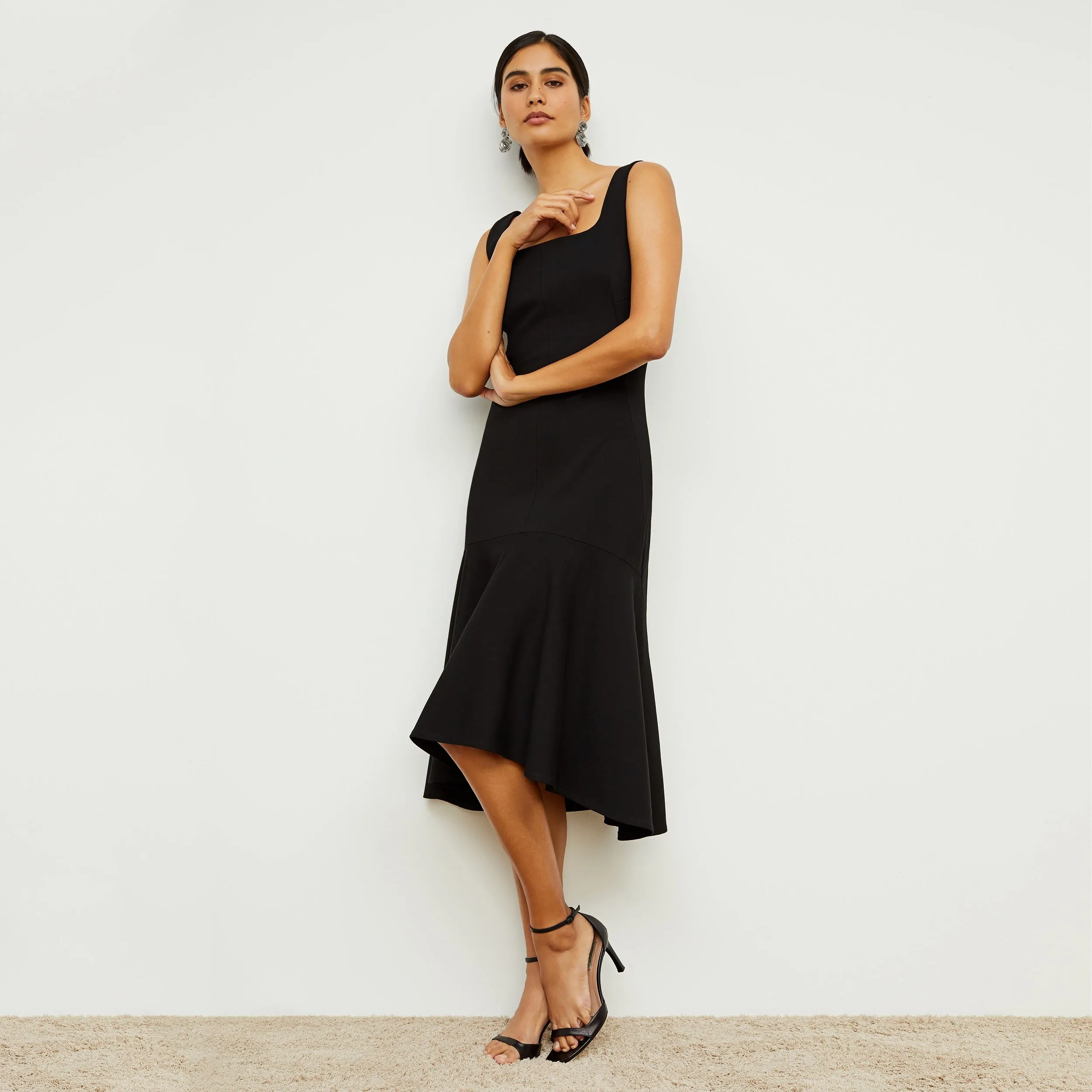 James Dress - Washable Ponte :: Black