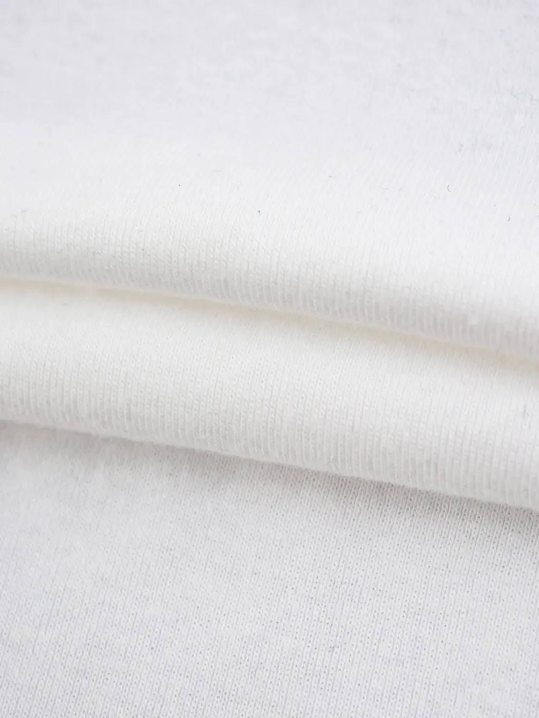 Pure Organic Cotton Mid-Weight Rib Fabric ( KR08314 )