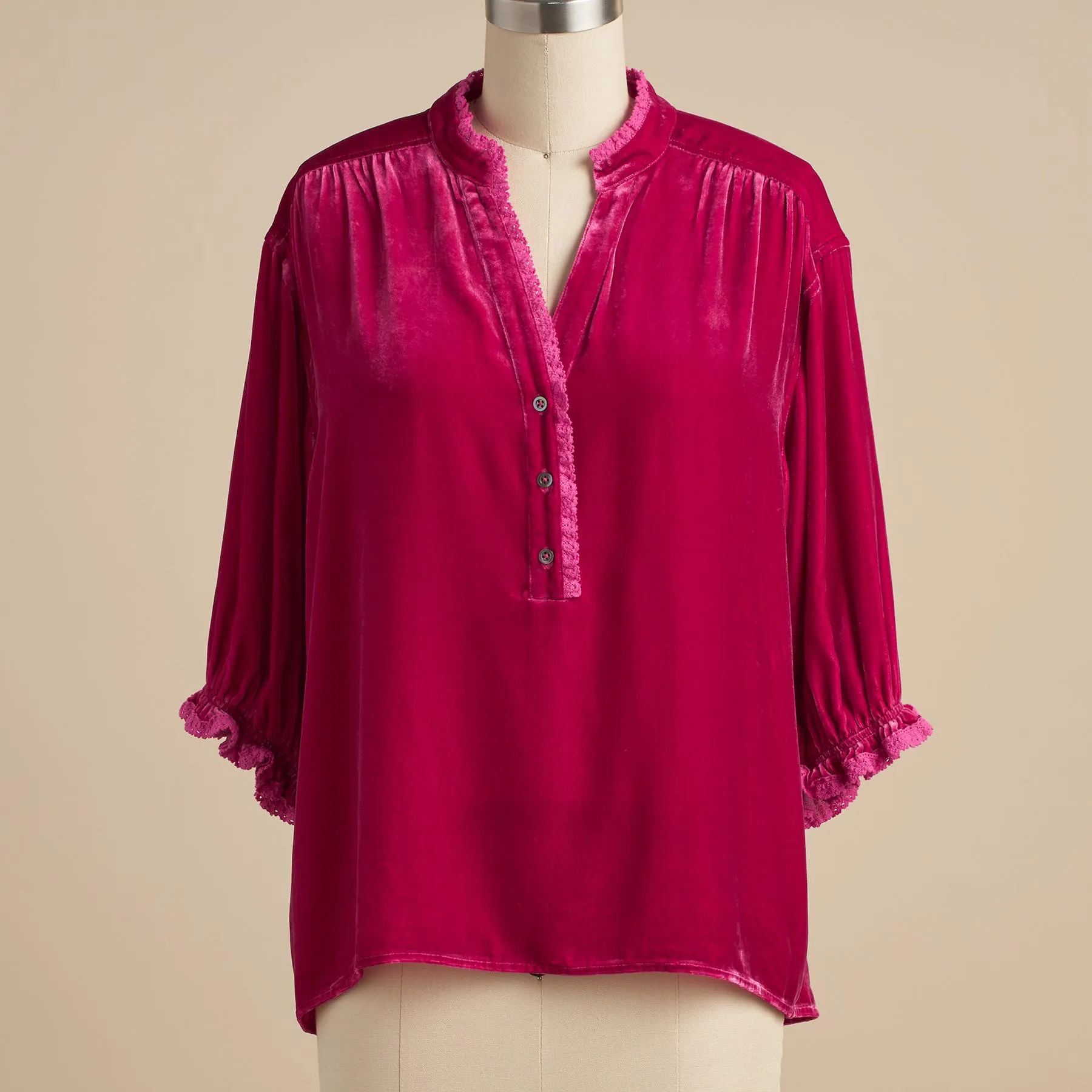 Romance Imagined Velvet Top