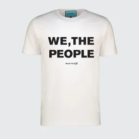 TSHEPO, WE THE PEOPLE T-SHIRT, WHITE